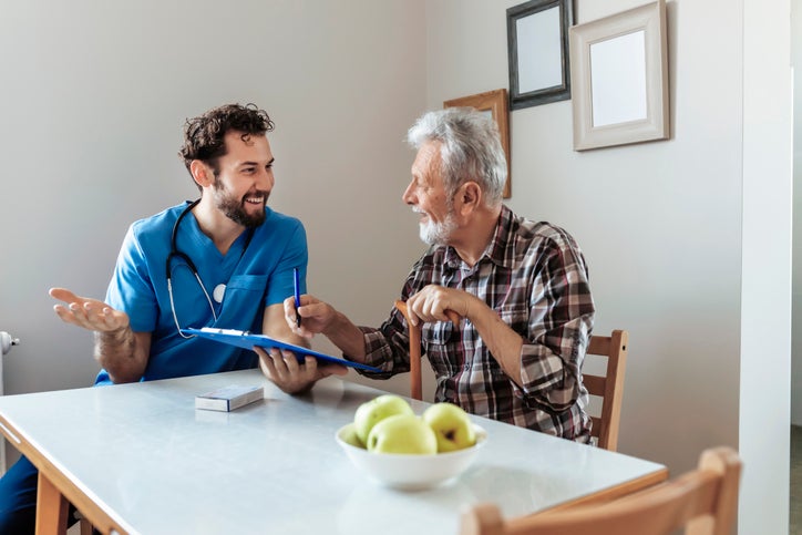 Hospice Patient with Caregiver